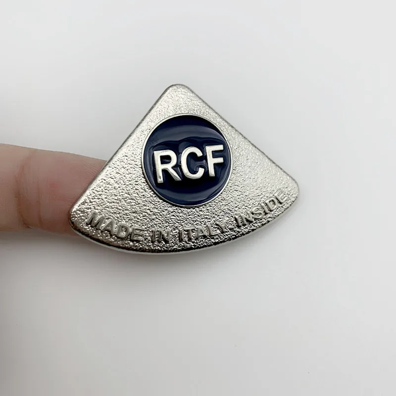 New RCF 2pcs 6pcs Metal or Drop Glue Car Hi-Fi Speaker Audio Speaker Badge Stereo Emblem Sticker Decal Styling Car Accessories