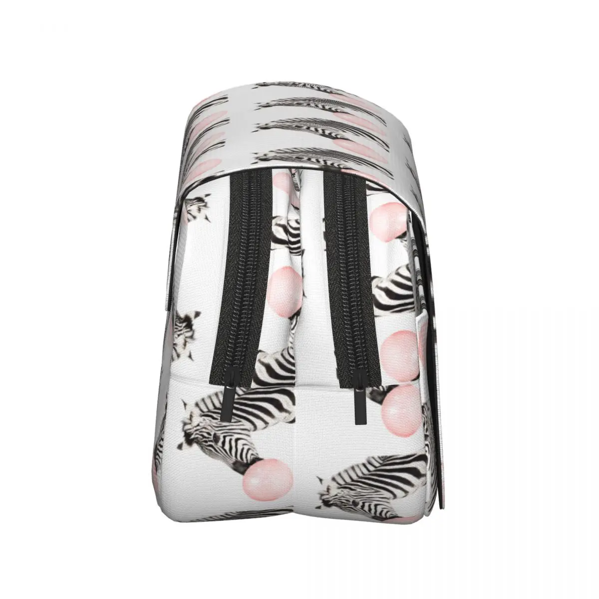 Zebra Print Bubble Gum Pencil Case Pencil Pouch Hard Shell Leather Big Capacity Pen Box Pencil Bag for Boys Girls School