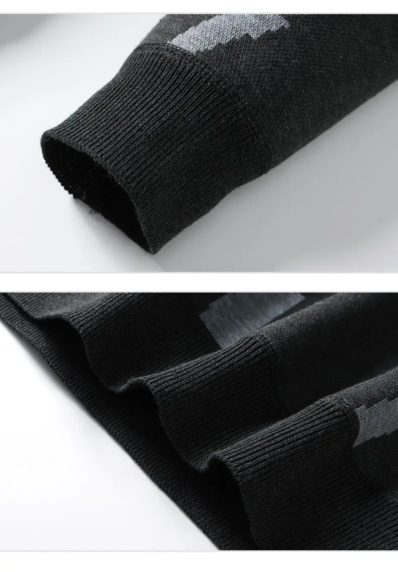 بلوفرات رجالية بنمط جديد سترة دافئة متماسكة سترة حرارية ناعمة مستوحاة من الملابس الشتوية مقاس كبير خيارات متعددة الألوان