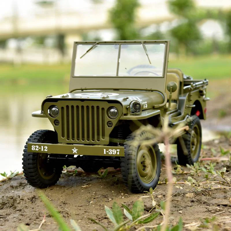 

FMS 1/6 Climber Willis Super Large Remote Control Car Off-Road Climbing Four-Wheel Drive Electric Model Toy Car Limited Sales RS