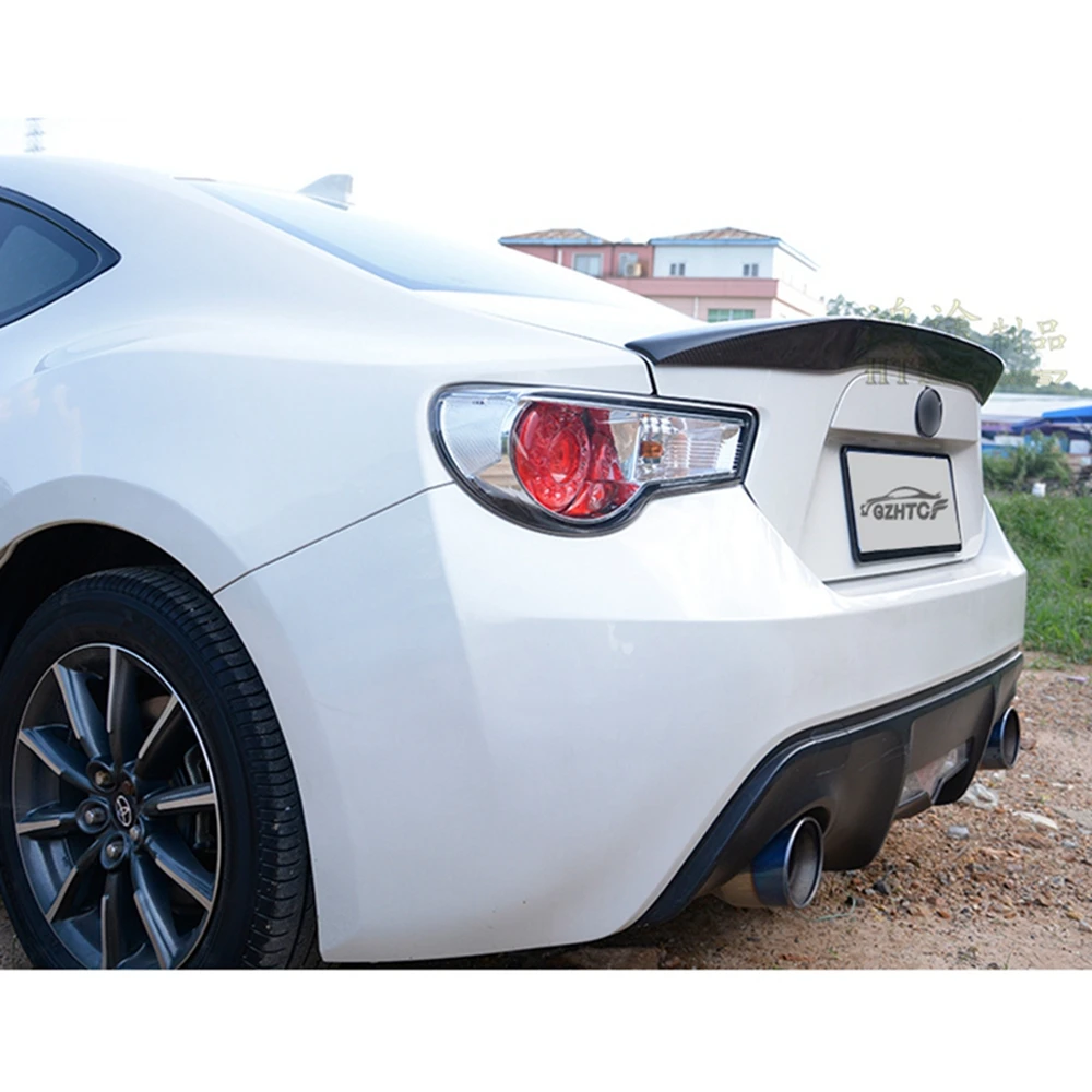 FOR Toyota GT86 Subaru BRZ Scion FR-S FRP Carbon Fiber Auto Car Rear Trunk Spoiler Wing 2012 - 2017