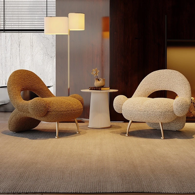 Designer sofa chair living room small apartment balcony Italian leisure chair single chair beauty salon homestay