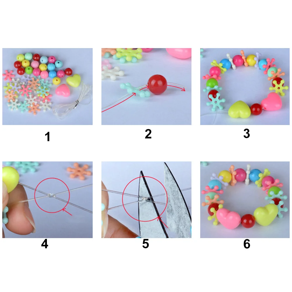 Koraliki akrylowe DIY, wielokolorowe, do tworzenia biżuterii dla dzieci, rękodzieła, kreatywne akcesoria, koraliki w stylu makaroników, zabawki.