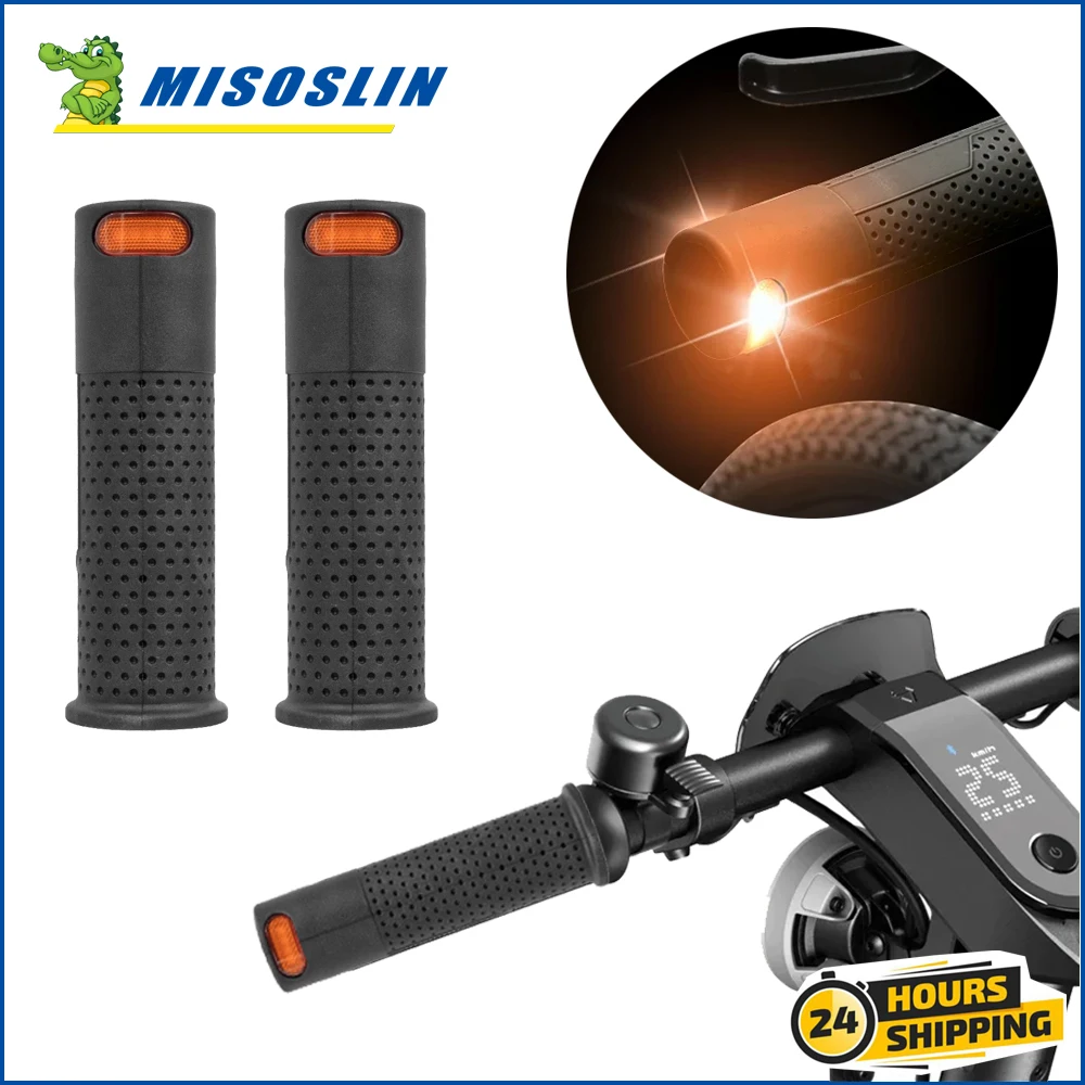 Turn Signal Light for VSETT 8 9 ZERO 9 Pro /Dualtron Thunder /Kaabo Mantis 10/Speedway/Niu KQi3 Electric Scooter Handlebar Grips