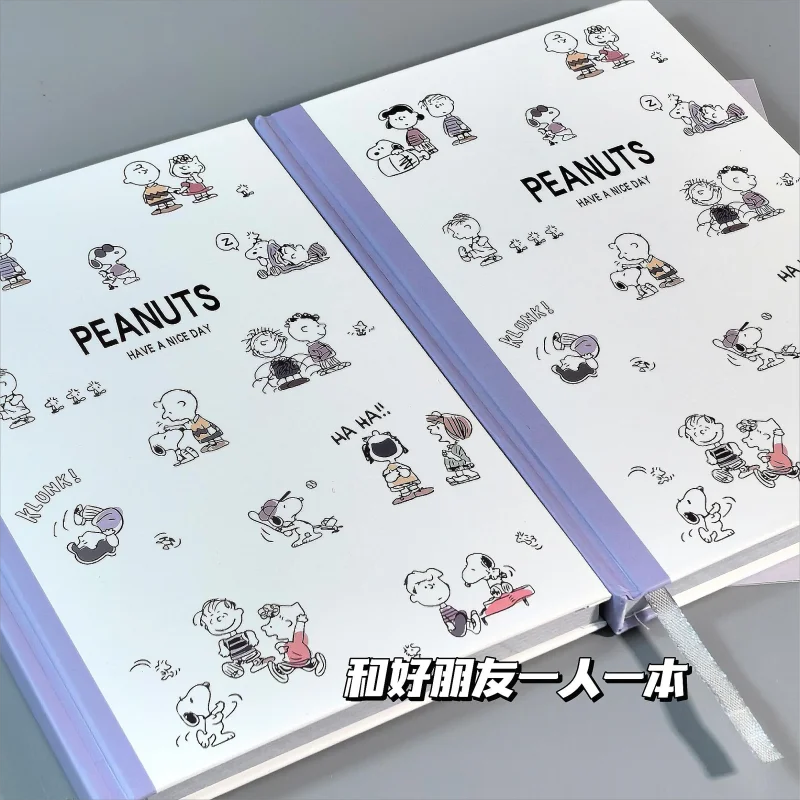 Snoopy Printed Notebook Anime Cartoon Snoopy Diary Student Memo Homebook Stationery Note Book Gift