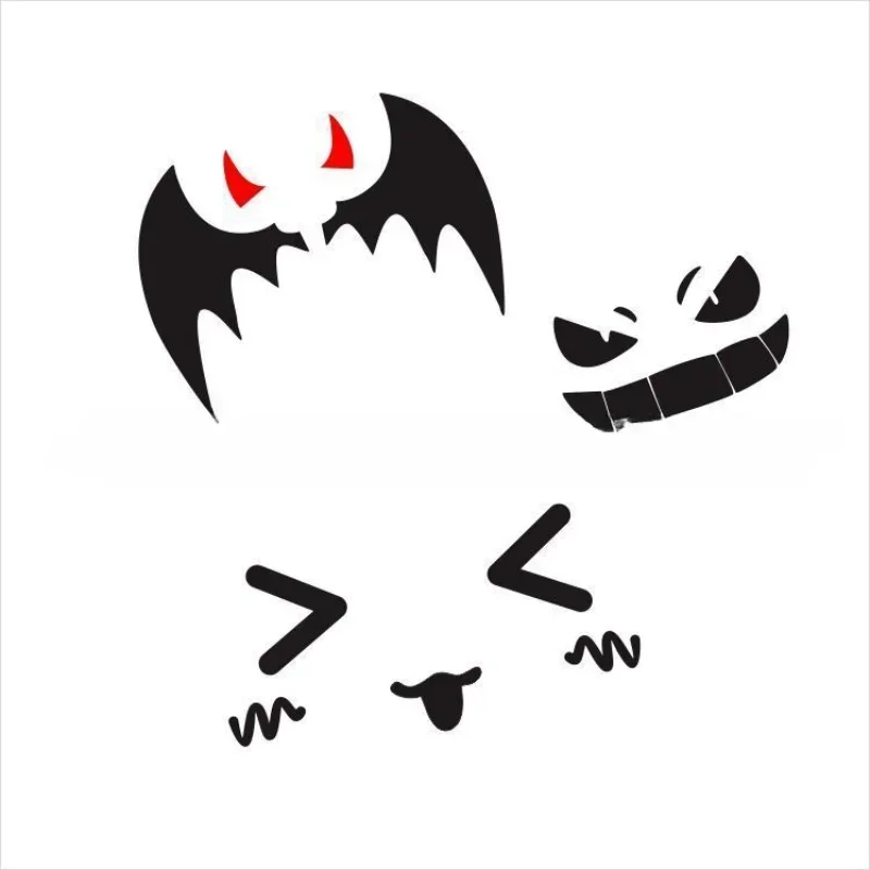 Little Devil Reflective Stickers Motorcycle Stickers Waterproof Sunscreen General Motors Motorcycle Decoration Accessories