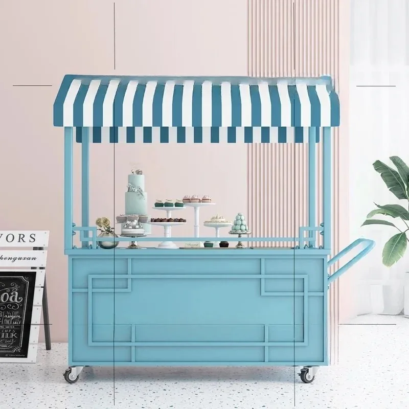 [2026]Gerobak Kios, Gerobak Selebgram, Gerobak Pasar, Gerobak Jualan Es Serut Mobile Outdoor, Promosi