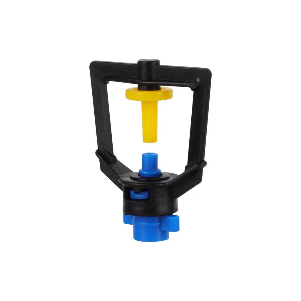 

5pcs Greenhouse 360 Refraction Micro Nozzle Garden Drip Irrigation Misting System Hanging Humidifier Sprayer w 4/7mm Barb