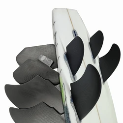 UPSURF FCS 2 Fins Fiberglass Quad Fins Set Twin Rear Fins+Twin Keel Fins RM Surfboard Fin For Fish,Funboard,Shortboard 4 Fins