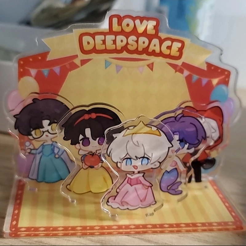 Love and Deepspace Cute Xavier Zayne Rafayel ralayo Sylus Caleb Figure Acrylic Stand Model Plate Cartoon Tabletop Decor gift