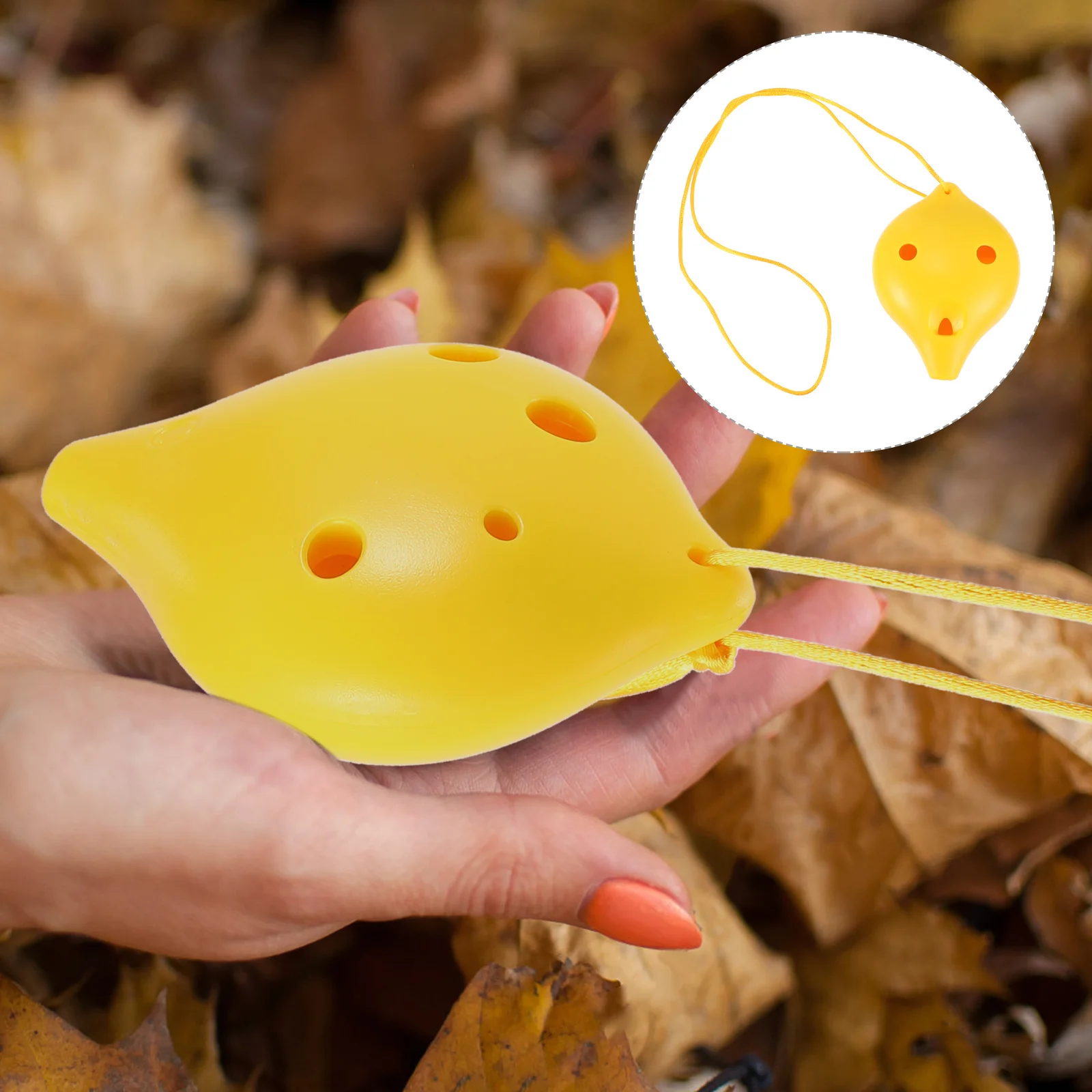 

1Pcs Medium Tone Ocarina Resin 6 Holes Smooth Surface Portable Beginner Student Ocarina Flute Music Instrument