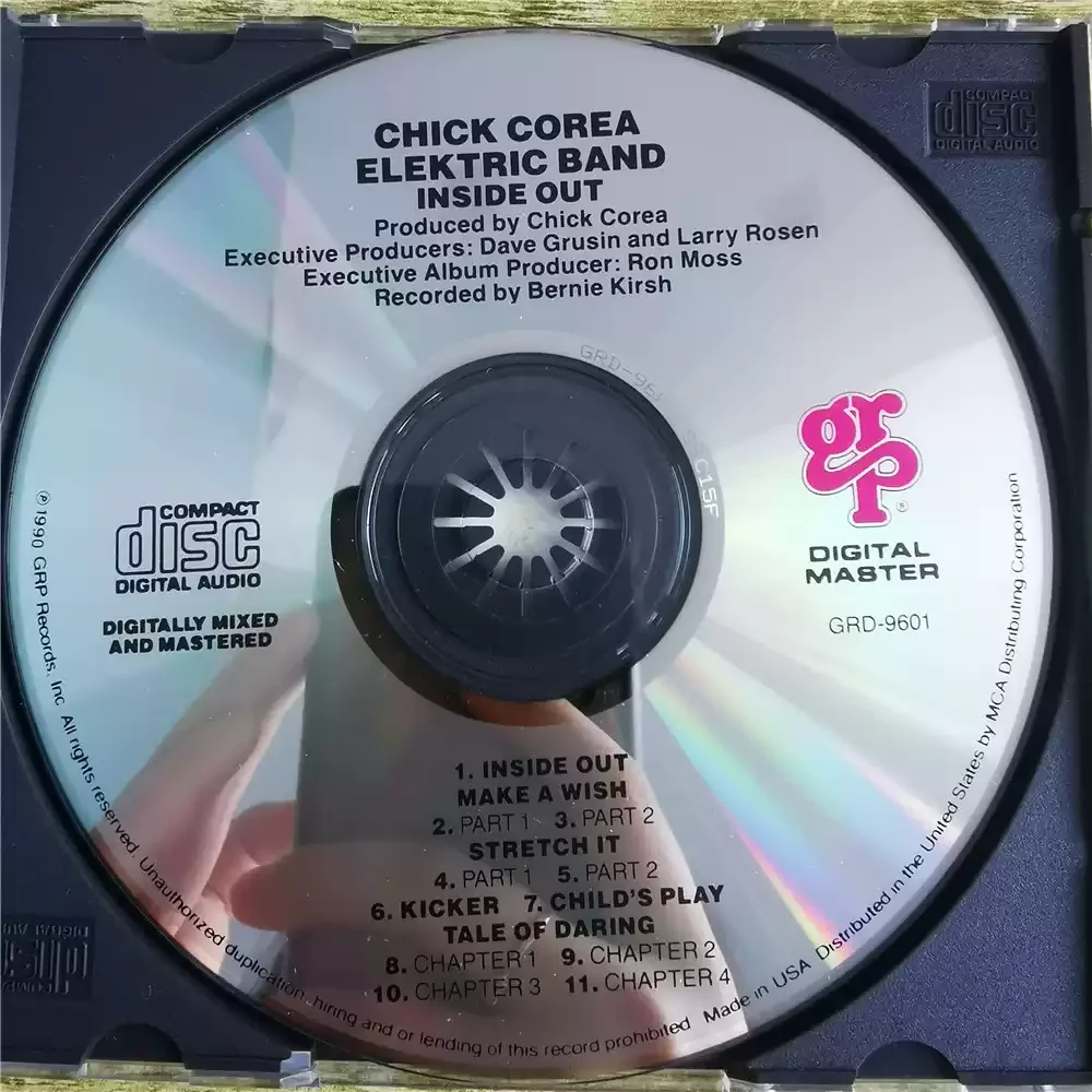 CD The Chick Corea Elektric Band Inside OutIt Combines Complex Improvisation with The Rhythmic Texture Modern Electronic Music