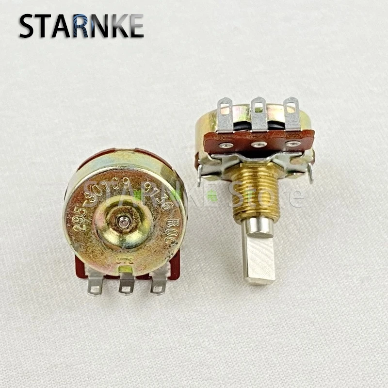 1PCS Type 24 C100K D100K Guitar Bass Volume Tone Potentiometer 21mm Half D Axis