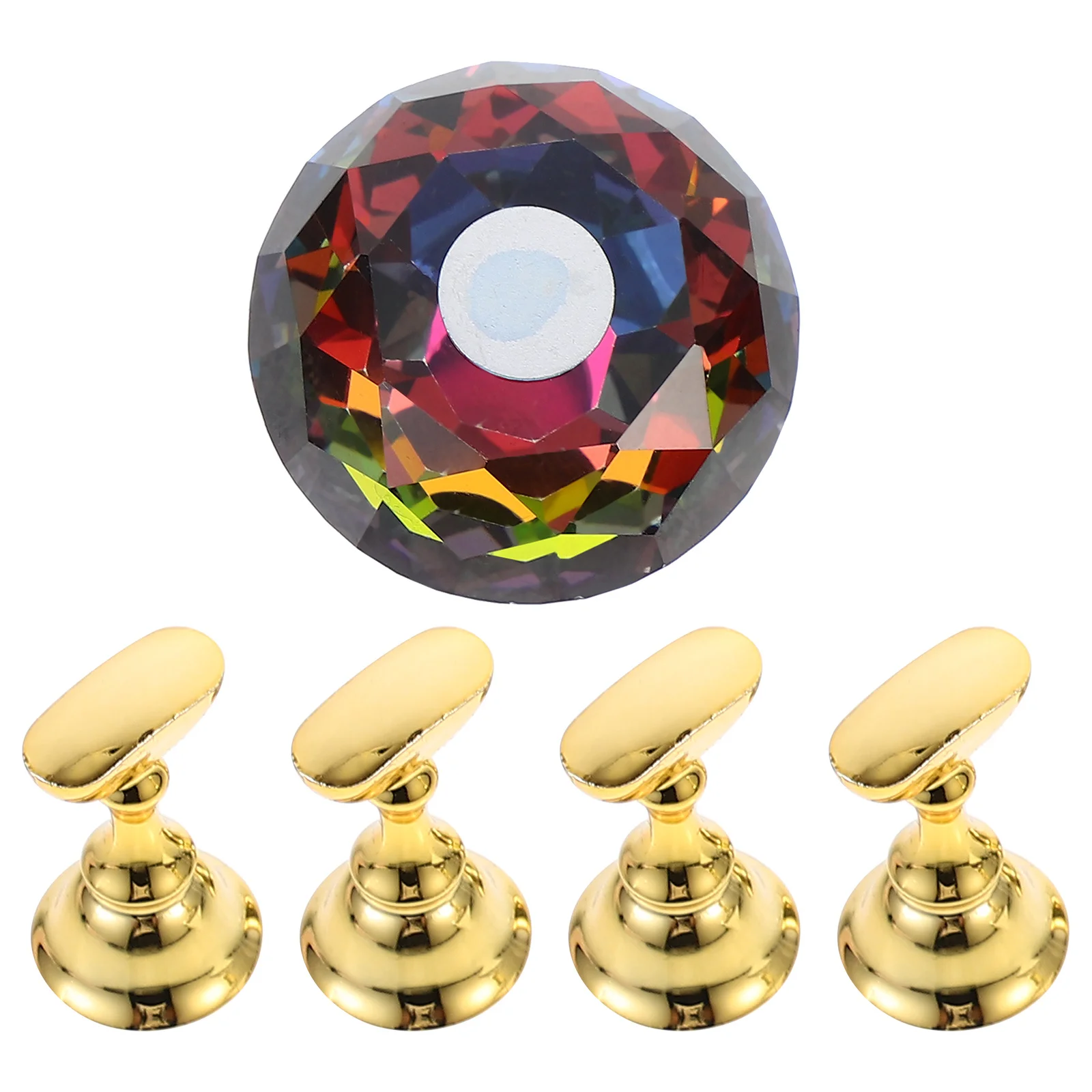 

1Set DIY Nail Art Training Display Stand for Salon School Home Use Nail Art Practice Holder Manicure Training Stand