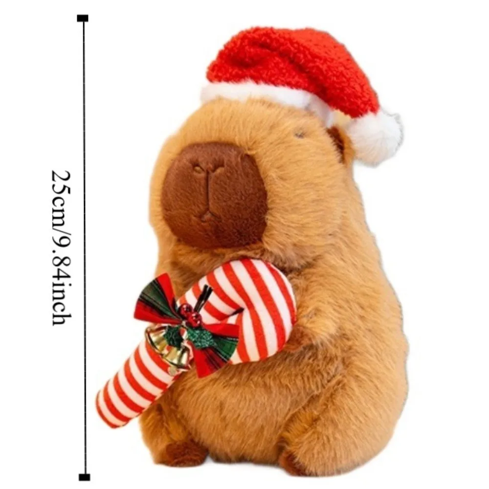 Jouet en peluche Kawaii pour enfants, joli jouet en peluche, beurre mignon, poisson-globe de Noël, cadeau d'anniversaire pour enfants, beurre Capybara, jouets pour enfants, 25cm