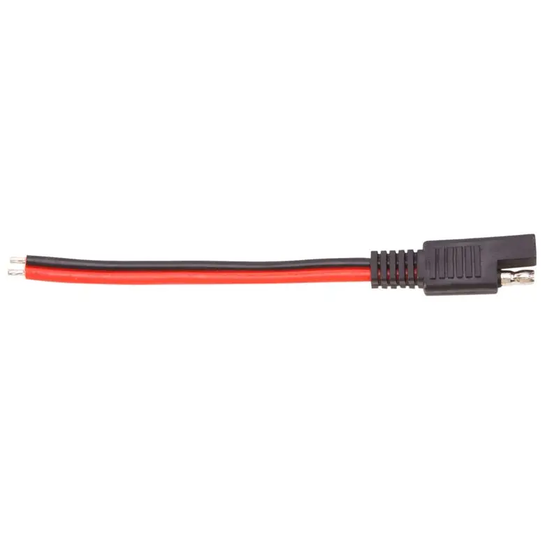 A25P 30PCS 15CM SAE 2 Pin Quick Connector Disconnect Plug 14AWG SAE Extension Cable Wire Harness For Motorcycle Solar Panel