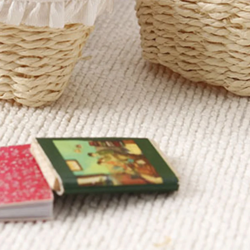 1/12 ドールハウスシミュレーションミニ織かごモデルドールハウス家具装飾ドールハウスマイクロシーンごっこ遊びおもちゃ