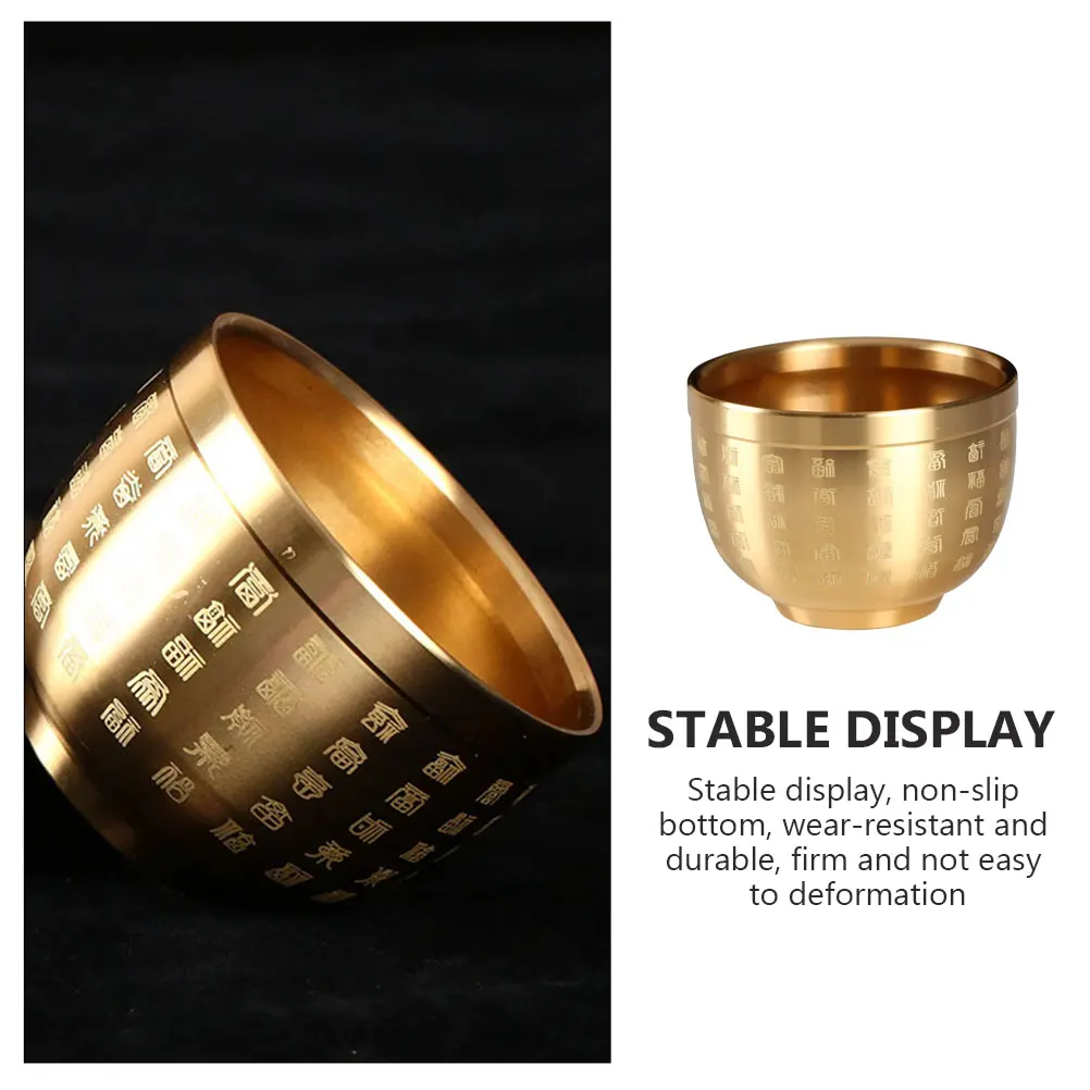 

Brass Treasure Basin Decor Copper Ashtray Office Desktop Ornament Material Space Saving Design