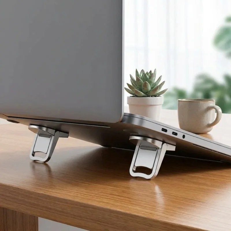 

Folding Invisible Laptop Stand Portable Aluminum Universal Support Holder for Computer Keyboard Notebook Lightweight Adjustable