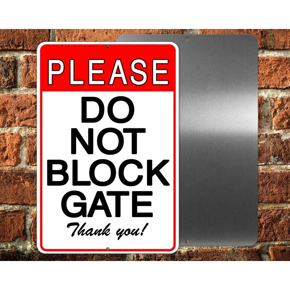 GateDrivePost™ Weatherproof Sign - 