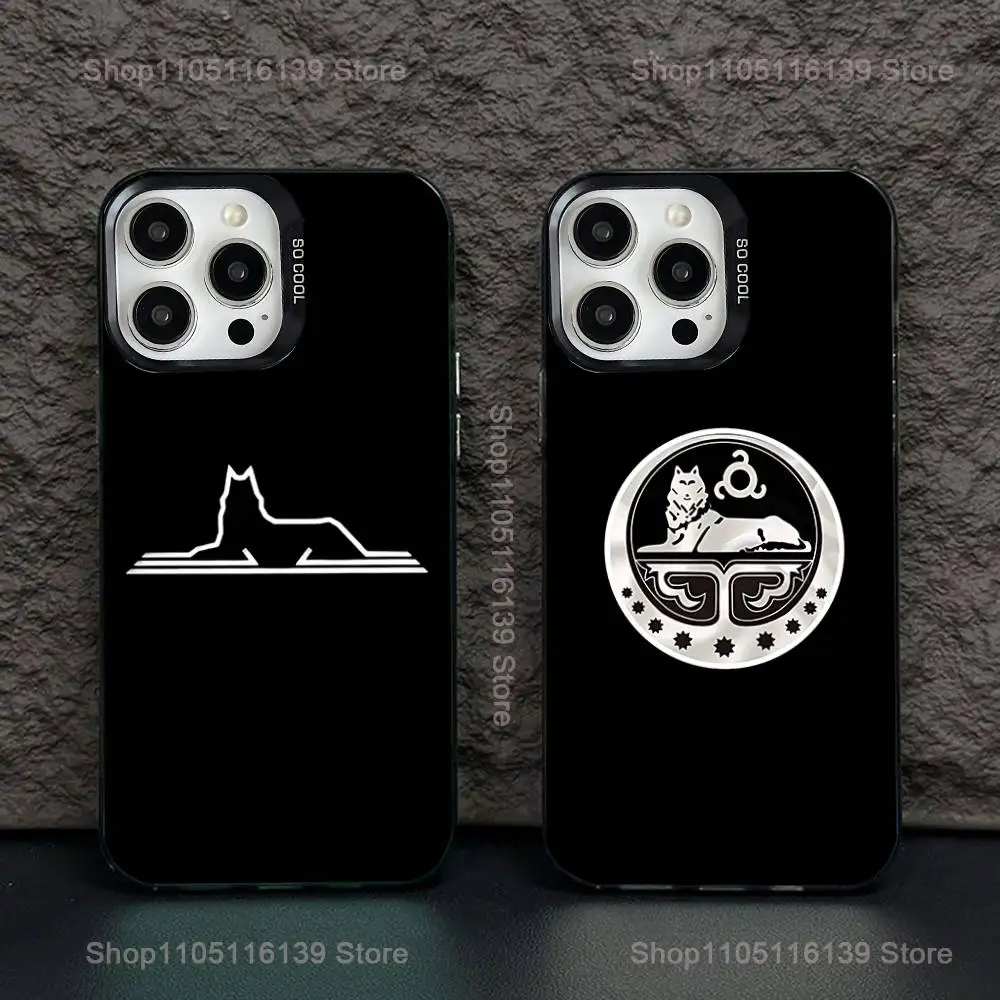

chechen Coat Of a-Arm wolf Phone Case For iPhone 17,16,15,14,13,12,11,Pro,XS,Max,Plus,Mini,SE Black Candy Matte Shockproof Cover