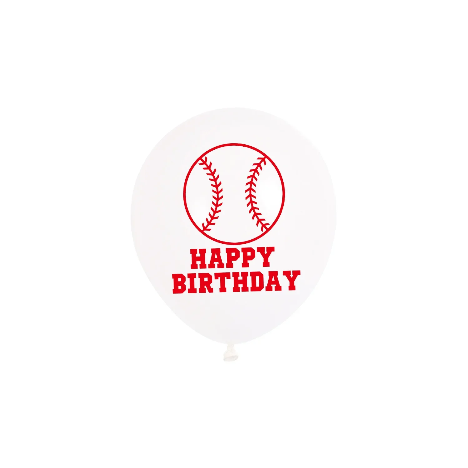 12 piece Major League Baseball latex balloons 12 inch sports themed birthday decoration party set