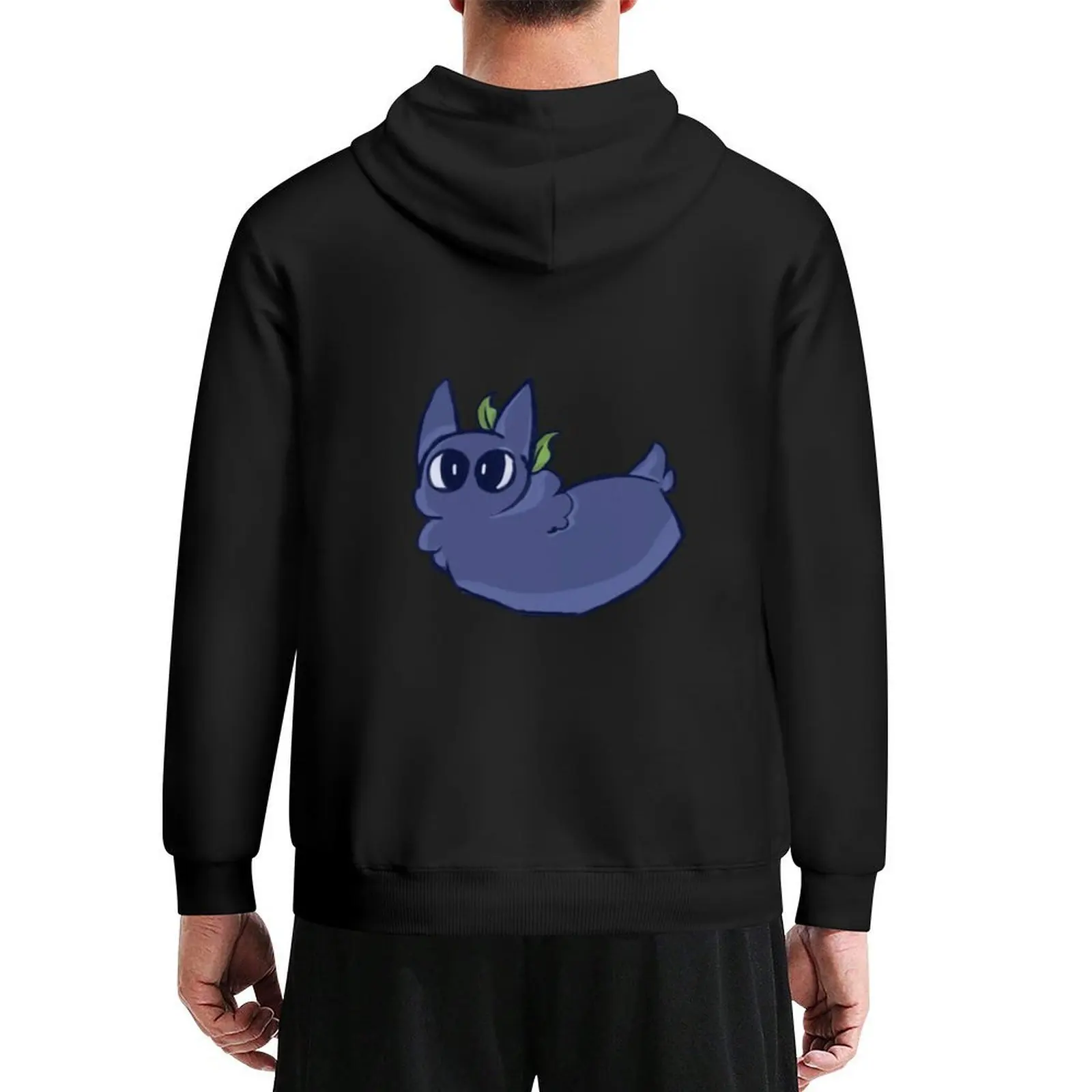 

A blueberry cat (blueberry) Hoodie mens clothes autumn clothes men's clothes aesthetic clothing hoodie for men