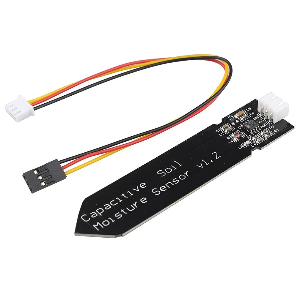 5/10PCS Capacitive Soil Moisture Sensor Module Not Easy to Corrode Wide Voltage Wire 3.3~5.5V Corrosion Resistant for Arduino