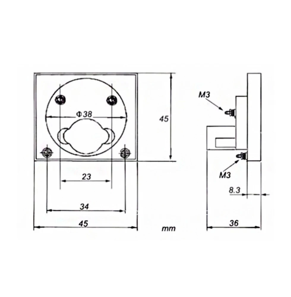 Imagem -06 - Medidor de Tensão do Painel Analógico Calibre do Voltímetro Voltímetro ca 0150v 250v 300v 450v 91l4