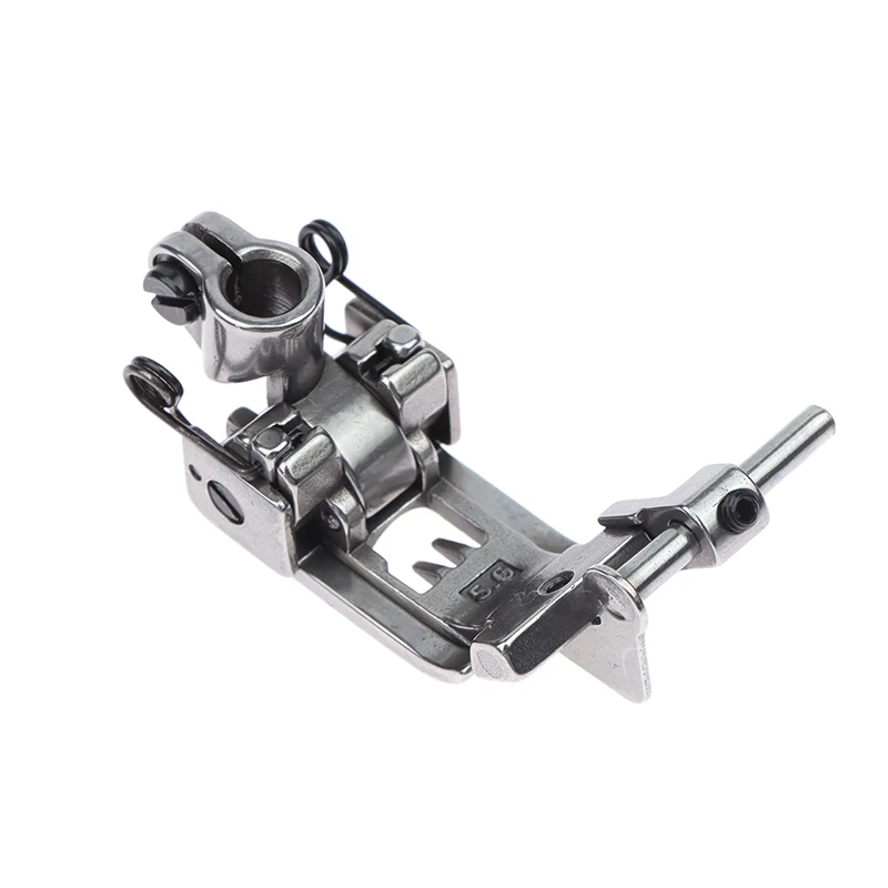 Adjustable Fabric Guide Presser Foot For 5.6MM 3 Needle 5-thread Coverlock Stitch Coverstitch Sewing Machines Accessories