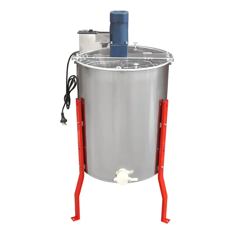 220V/110V Electric Honey Extractor, 304 Stainless Steel 4-Frame Honey Separator, Honey Centrifuge for Beekeeping (Customized)
