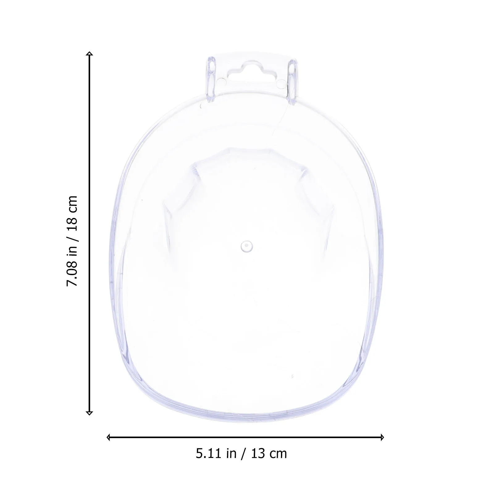 وعاء مانيكير عالي الجودة من الأكريليك بتصميم مريح على شكل أخدود يدويًا ومزيل طلاء الأظافر مستلزمات فنية للأظافر للاستخدام المنزلي في الصالونات #1