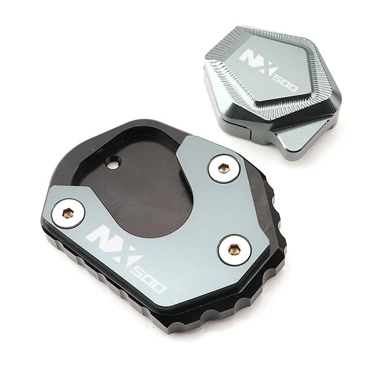 لهوندا NX500 NX 500 nx500 2023-2025 + NX500 اكسسوارات دراجة نارية CNC الجانب حامل تكبير ودعم مسنده العمود مساعد #5