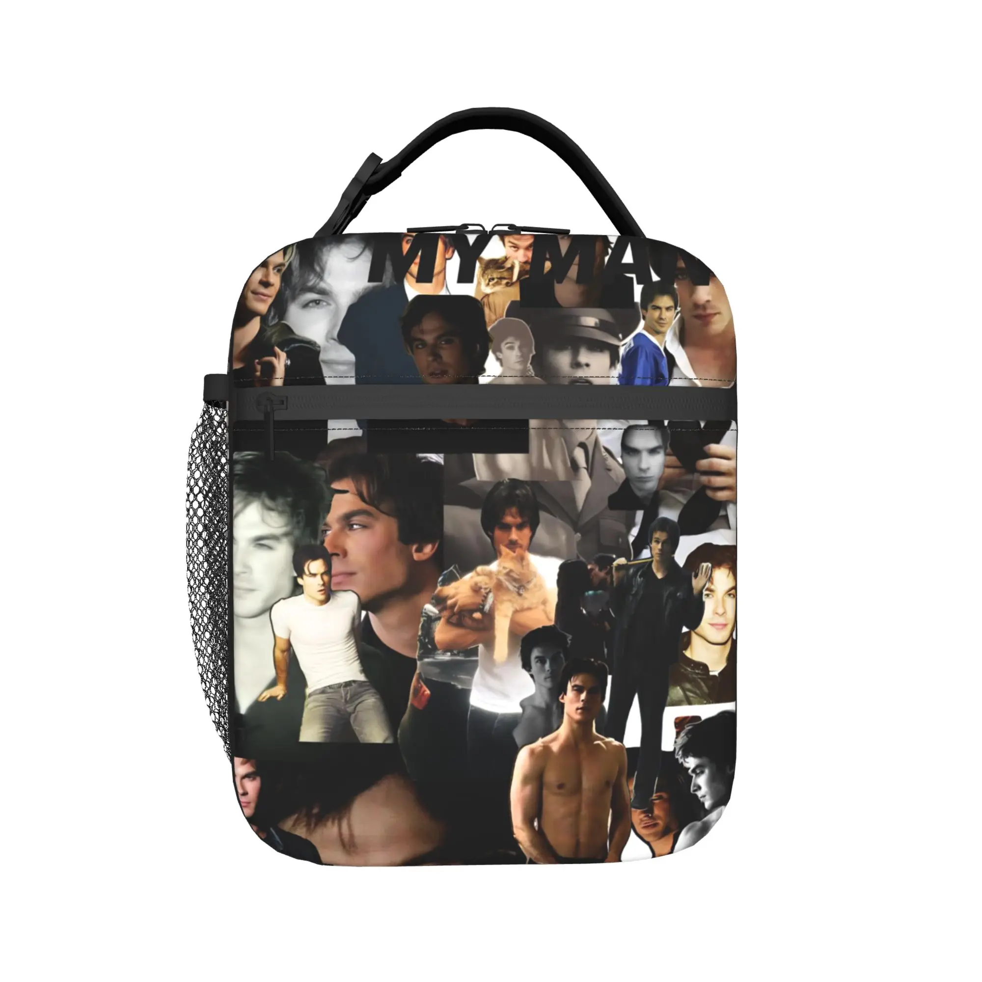 The Vampire Diaries Resuable Movie Lunch Bag For Child  Picnic Designer Lunch Box Aesthetic Waterproof Thermal Tote Handbags
