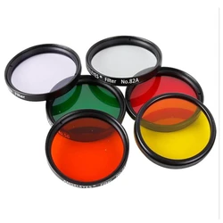 Angeleyes 2 Inches Nebula Filter 6 Colors Red Orange Yellow Green Blue Purple Astronomical Telescope Accessory