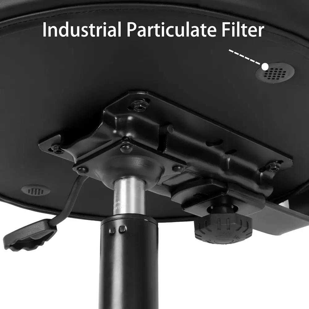 高さ調節可能なメディカルスパチェアスツール、お手入れが簡単な摩擦シートカバー付き、ブラックグライド