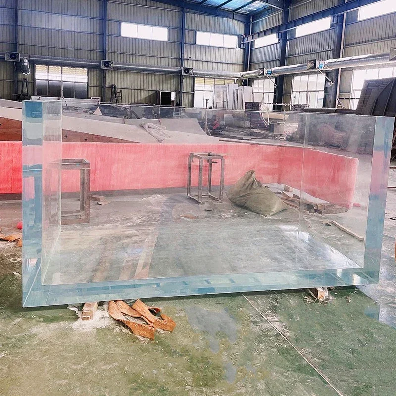 Acrylic Glass Fish Tank Customized Good Quality Totally Transparent Rectangle Aquarium