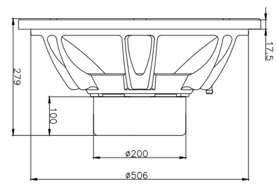 Produttore di altoparlanti professionali subwoofer ad alta potenza da 1000w unità driver per altoparlanti da 21 pollici