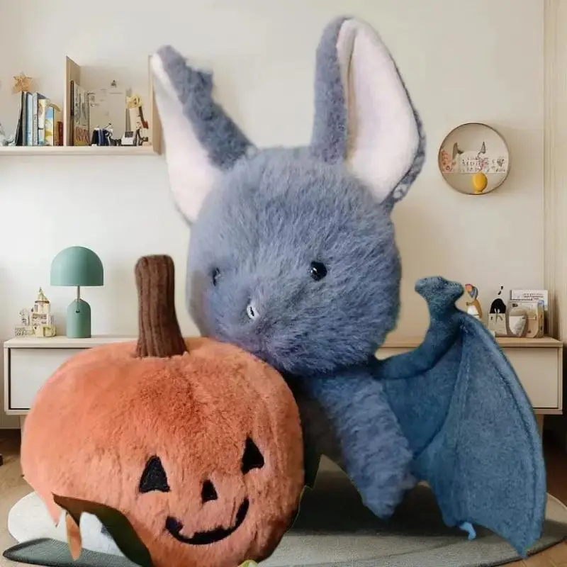 

Sweet Bat Pig Soft Plush Toy Attractive Cartoon Animal Doll Home Car Decoration Holiday Gifts