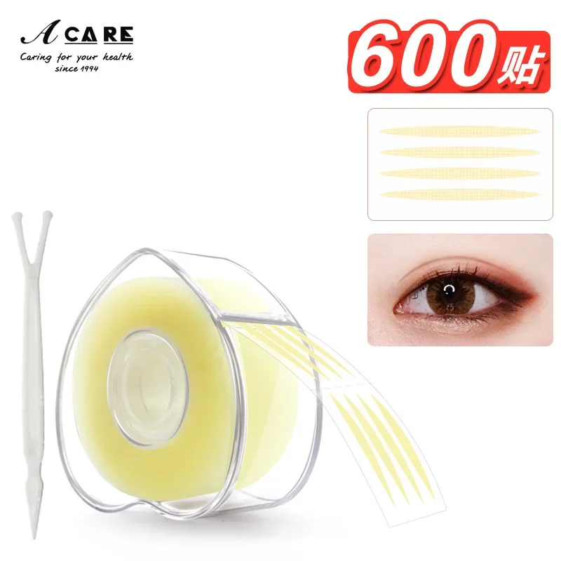 DX01/barre invisible d'ajustement naturel de fibre de couleur de peau de bande de beauté de H1PQ4-Eye/autocollants légiens de double façonnant la lumière de bobine de dentelle et