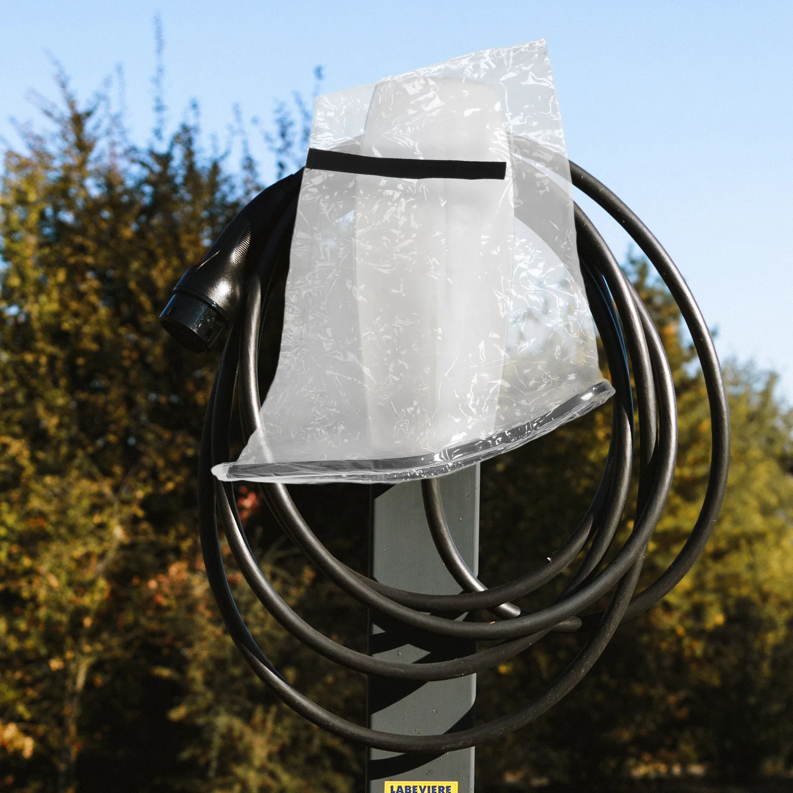 Electric Car Charger Cover Rainproof Heavy-Duty Ev Charging Station Protector Compatible with Type 1 Type 2 Ccs Ports