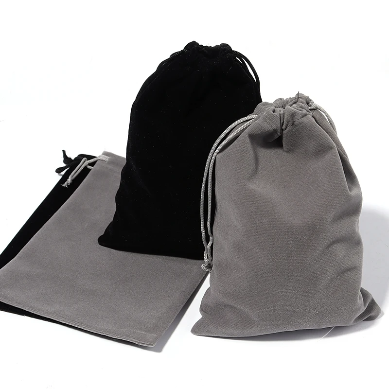 

5pcs 13x18cm Black Velvet Bag Jewelry Bags Jewelry Box Drawstring Pouch Party and Wedding Gift Package