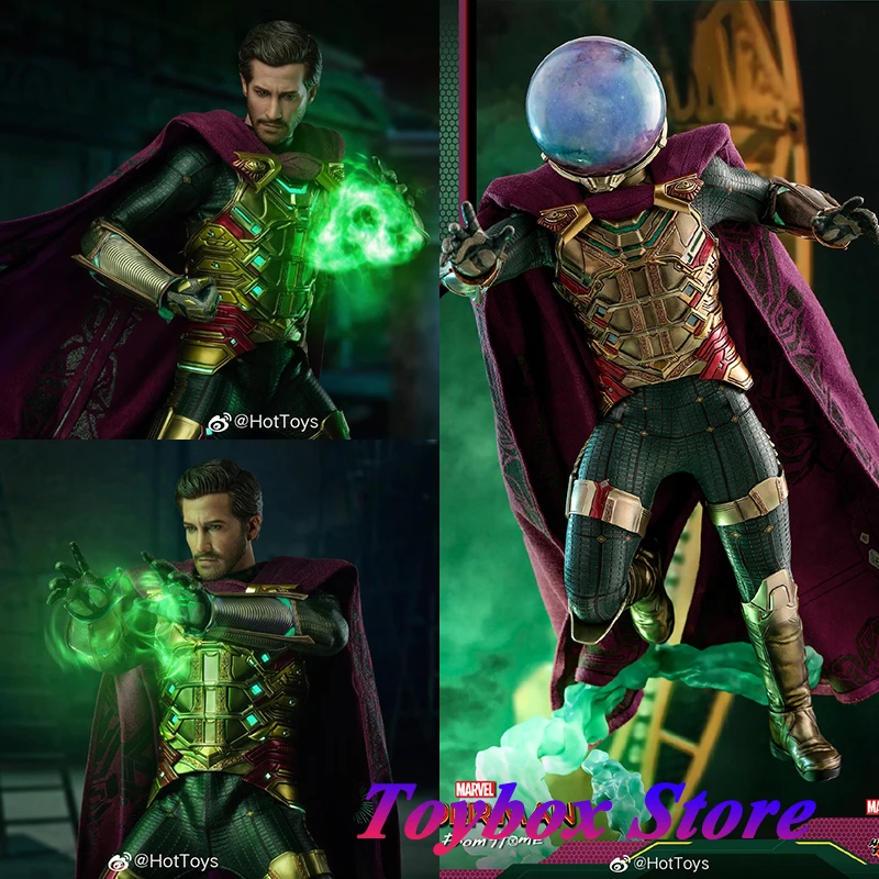 HOTTOYS HT MMS556 1/6 figura de acción de cabeza de tanque de peces Mysterio coleccionable Spider-Man 2 película Original 12 "Juego completo de soldado modelo