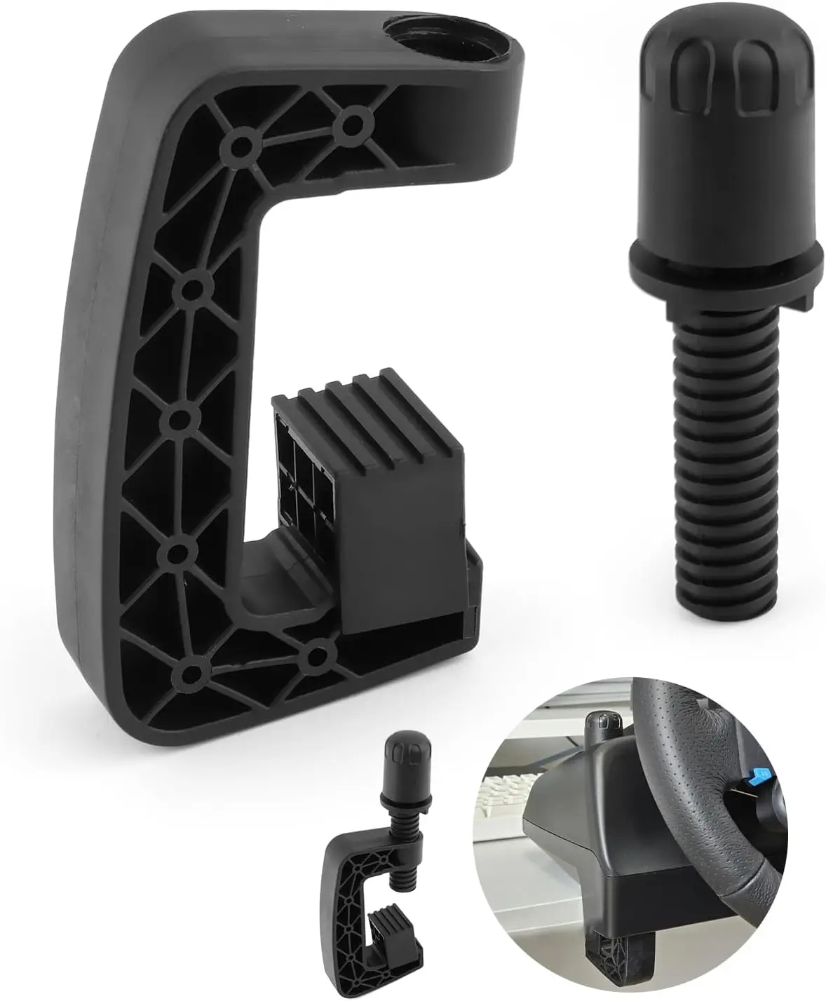 Piezas Originales, Abrazadera de Fijación del Sistema del Volante para Sistemas de Volante Logitech G25 G27 G29 G920 G923 Driving Force GT