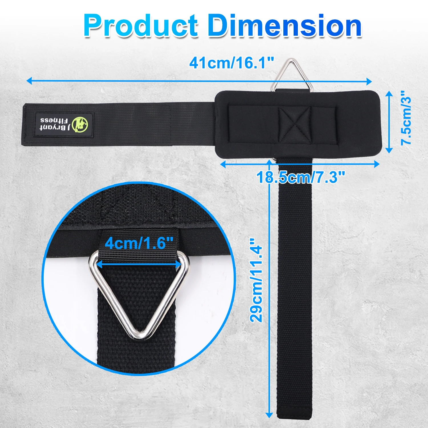 Wrist Straps for Weightlifting and Cable Machines for Arm Training, Tricep Extensions, Upright Rows Recovery Workouts Wrist Cuff