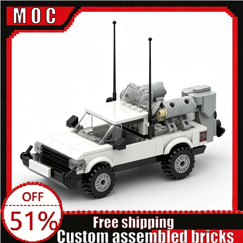 

286 Parts New 1995 D21 Off-Road Pickup Truck Building Blocks Model Assembly Toys Boys Educational DIY Collection Display Gifts