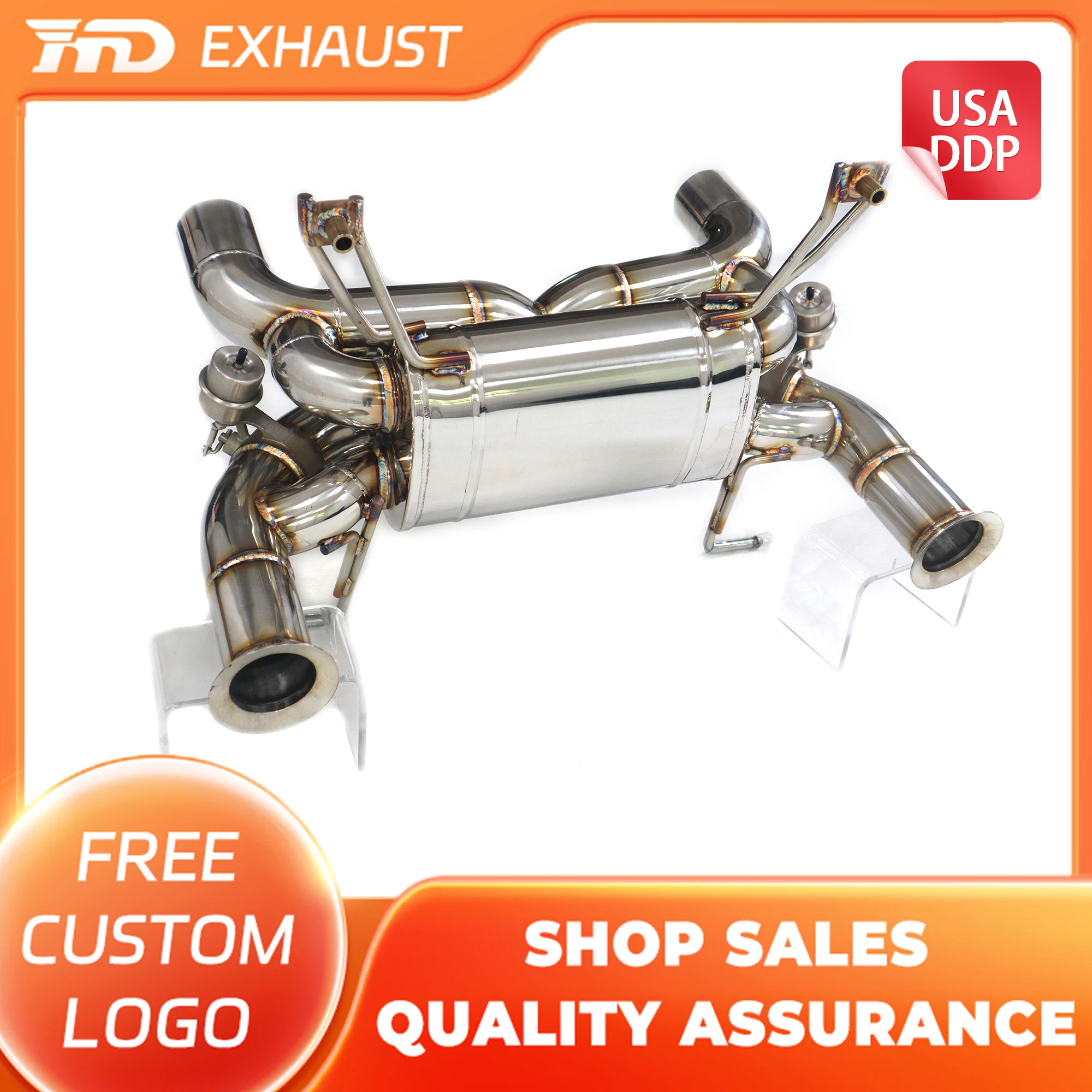 

HMD Лидер продаж SS304 выхлопная система Catback для Lamborghini Aventador LP700 обновление глушителя клапана SVJ