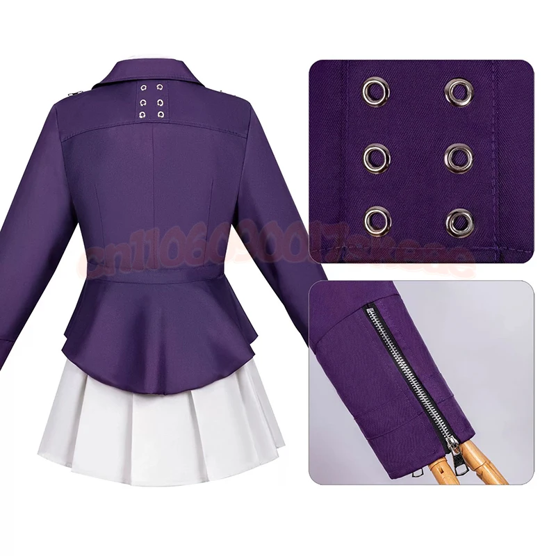 Anime The Hundred Line Kirifuji Nozomi Cosplay Costume Women Shirt Coat Skirt Suit JK Uniform Halloween Clothes