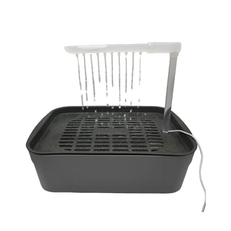 

USB Bird Bath Basin Automatic Water Circulation Bath Tub for Parrots Daily Use K2WE