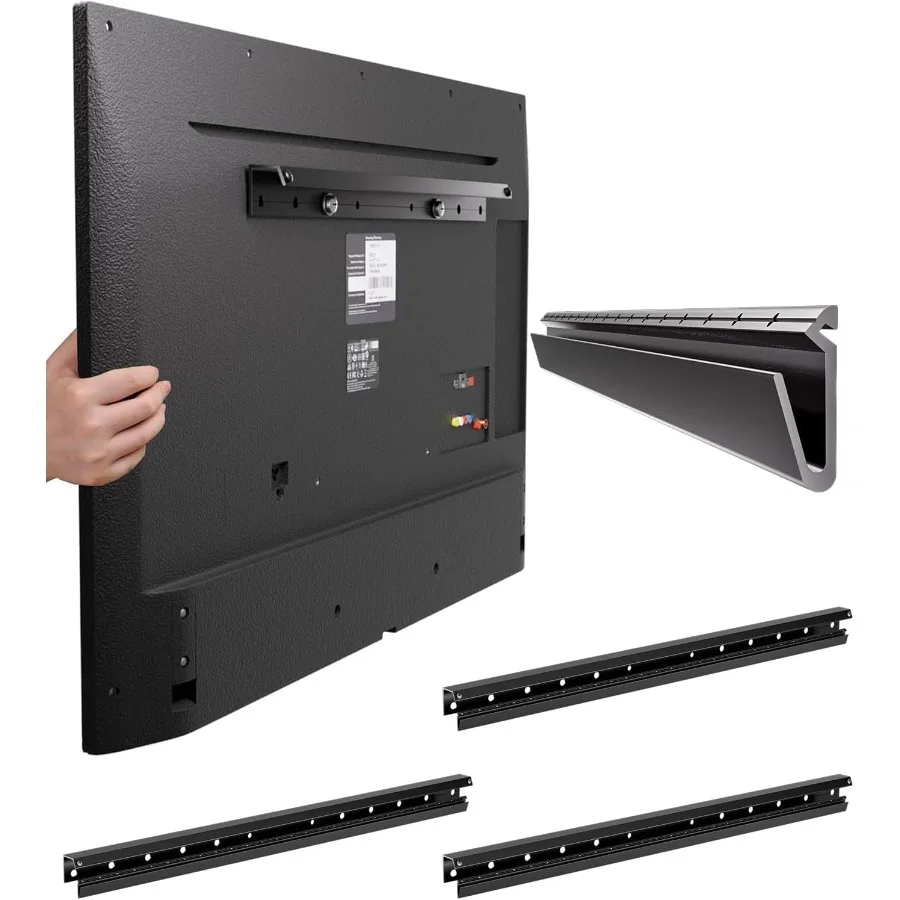 

3 шт. крепления для телевизора без шпилек для гипсокартона для настенных телевизоров диаметром 3275 дюймов, кронштейн для телевизора без дрели, кронштейн для телевизора до 150 фунтов, макс. VESA 600x400 мм, идеально подходит для I